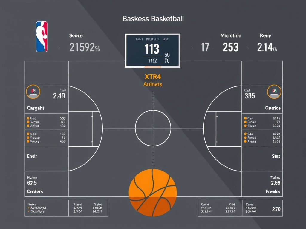 Basketball Scoring Diagram Illustration